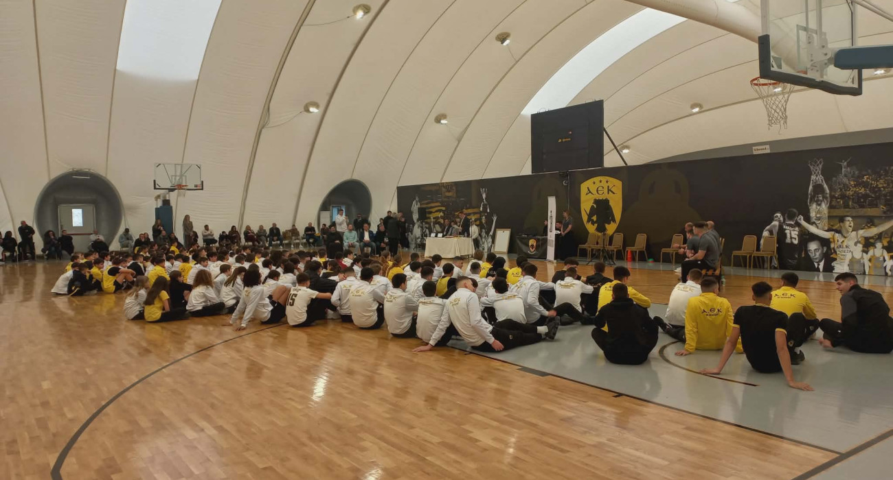 Η AEK BC Academy έκοψε την πρωτοχρονιάτικη πίτα της με το βλέμμα στο μέλλον