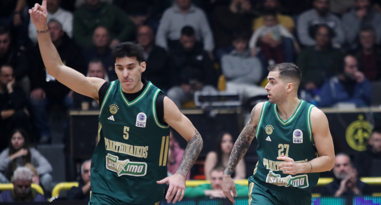 Καλαϊτζάκης και Τολιόπουλος με τη φανέλα του Παναθηναϊκού / Πηγή: ΙΝΤΙΜΕ