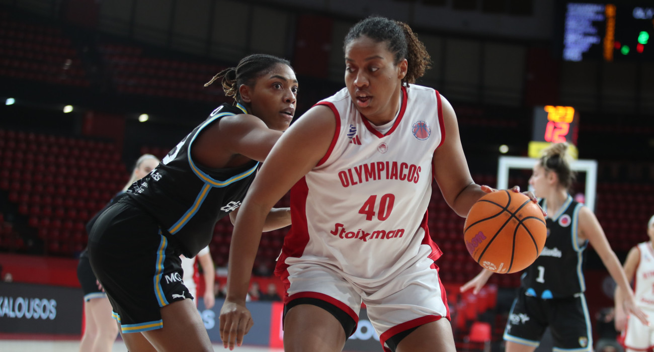 Οι αθλήτριες Ολυμπιακού και Εστουδιάντες / Πηγή: InTime