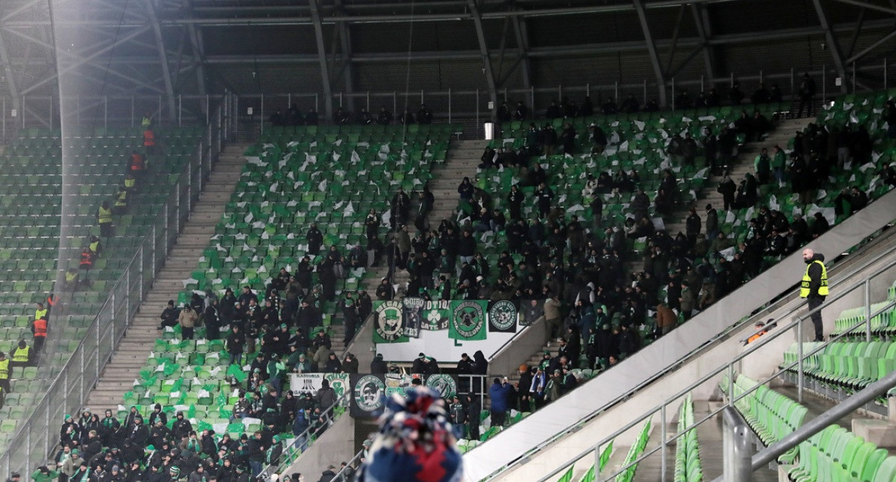 Ο κόσμος του Παναθηναϊκού στην Ουγγαρία / Πηγή: InTime