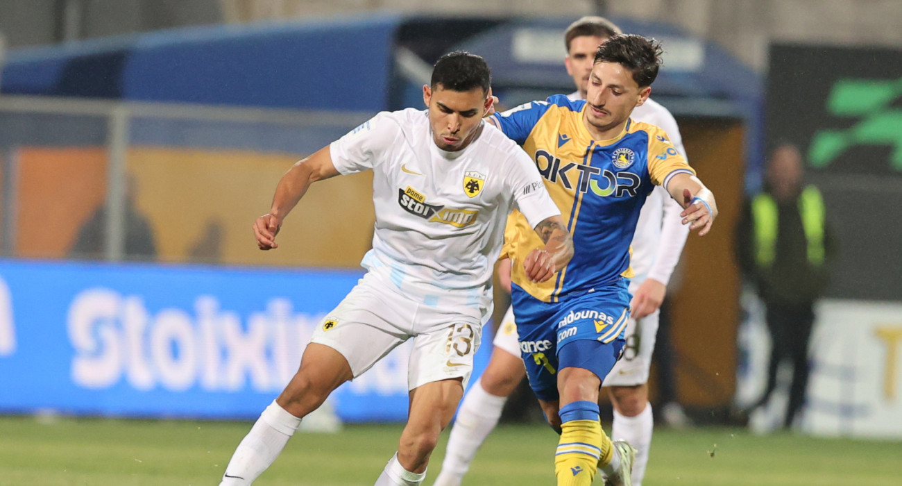 Στιγμιότυπο από την αναμέτρηση Αστέρας Aktor - ΑΕΚ / Πηγή: Intime