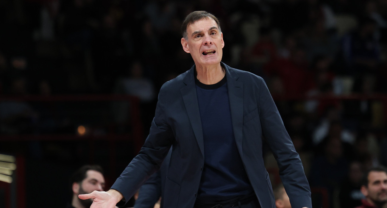 Ο Γιώργος Μπαρτζώκας στην αναμέτρηση απέναντι στο Περιστέρι / Πηγή: InTime