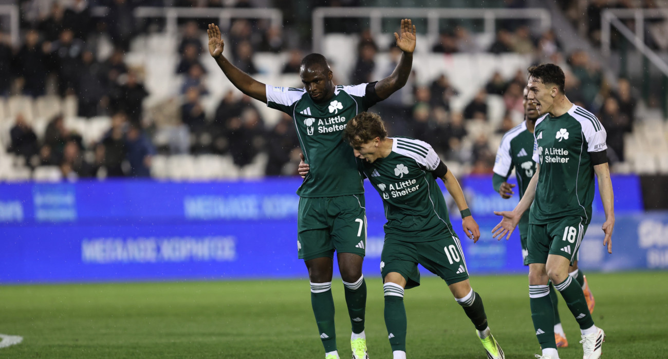 Ο Ανδρέας Τεττέη σκόραρε το πρώτο του γκολ με τον Παναθηναϊκό από ασίστ του Αντίνο / Πηγή: InTime