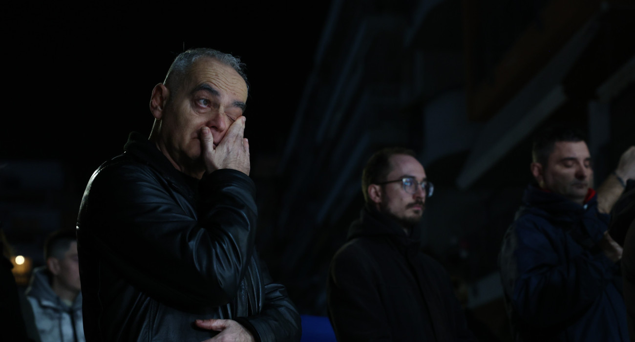 Ο Αριστείδης Καμπανός στο σημείο που δολοφονήθηκε ο Άλκης / Πηγή: Eurokinissi