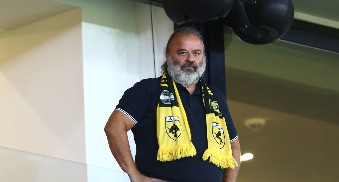 Ο ιδιοκτήτης της ΠΑΕ ΑΕΚ, Μάριος Ηλιόπουλος / Πηγή: Eurokinissi