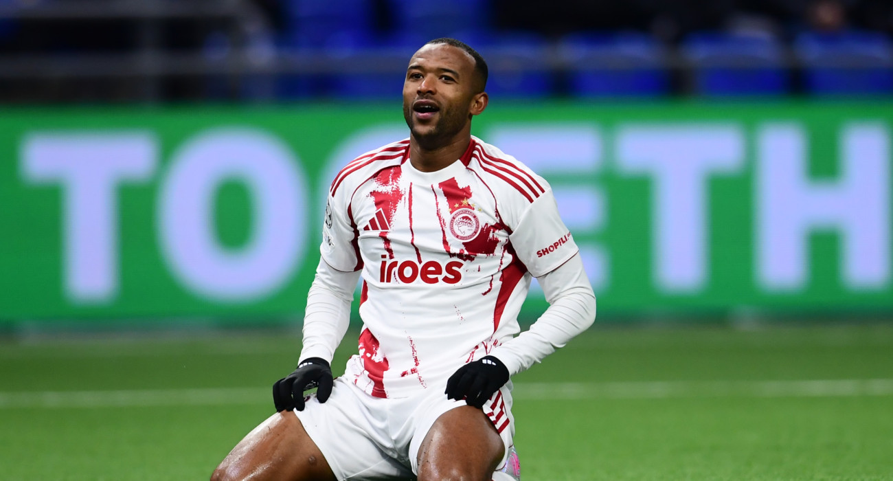 Ο Αγιούμπ Ελ Κααμπί σε αναμέτρηση του Ολυμπιακού για το Champions League / Πηγή: Eurokinissi