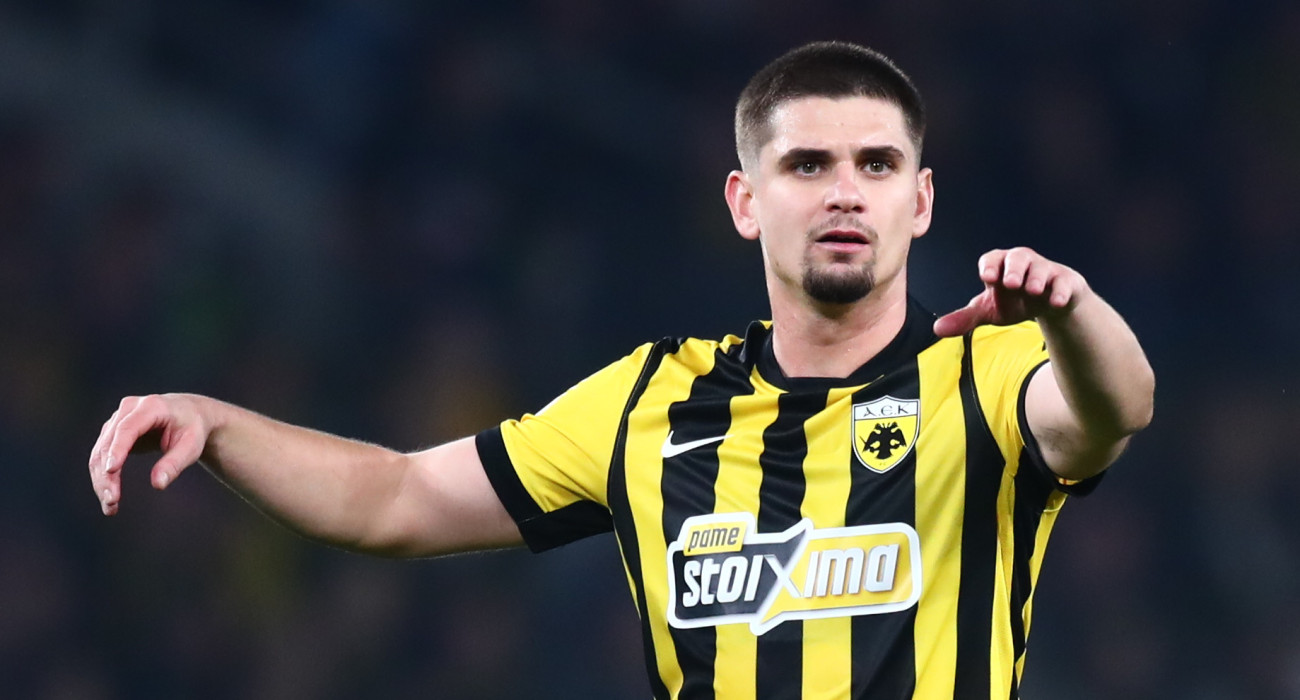 Ο Ραζβάν Μαρίν στην αναμέτρηση της ΑΕΚ με τον ΟΦΗ / Πηγή: Eurokinissi