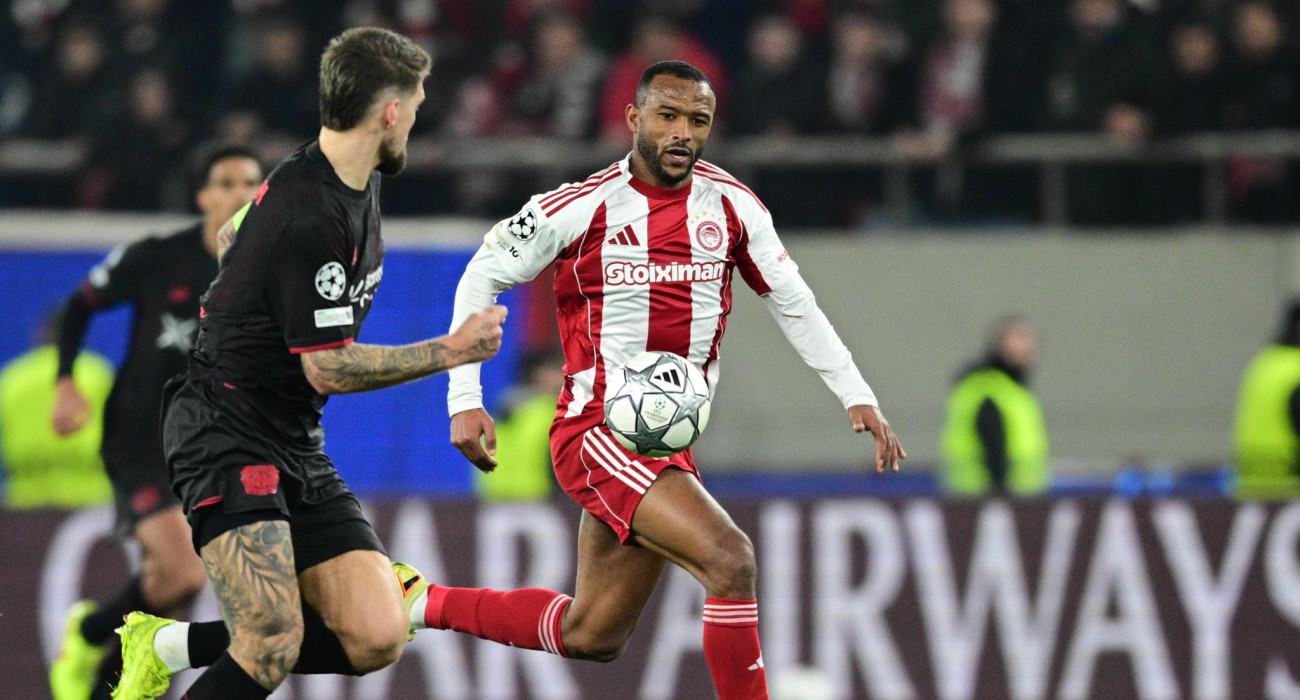 Στιγμιότυπο από το παιχνίδι ανάμεσα σε Ολυμπιακό και Μπάγερ Λεβερκούζεν, Πηγή: Eurokinissi