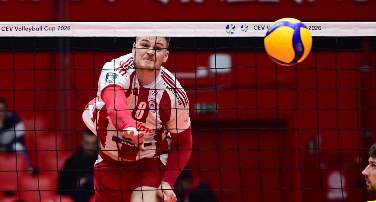 Ο Τζον Πέριν του Ολυμπιακού / Πηγή: Eurokinissi