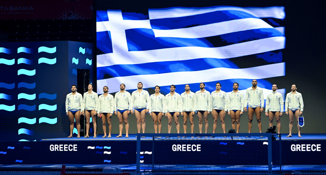 Η Εθνική Ελλάδας στο πόλο ανδρών / Πηγή: Eurokinissi