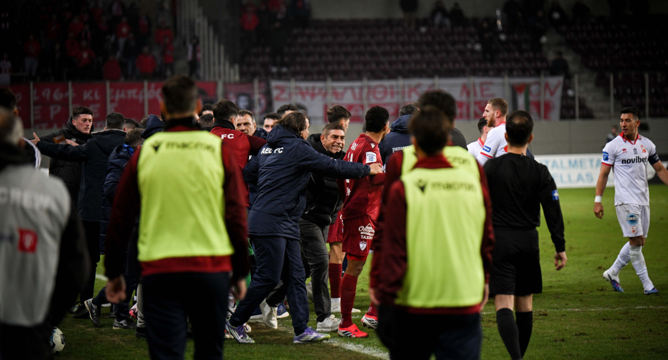 Οι σκηνές βίας στη Λάρισα / Πηγή: Eurokinissi