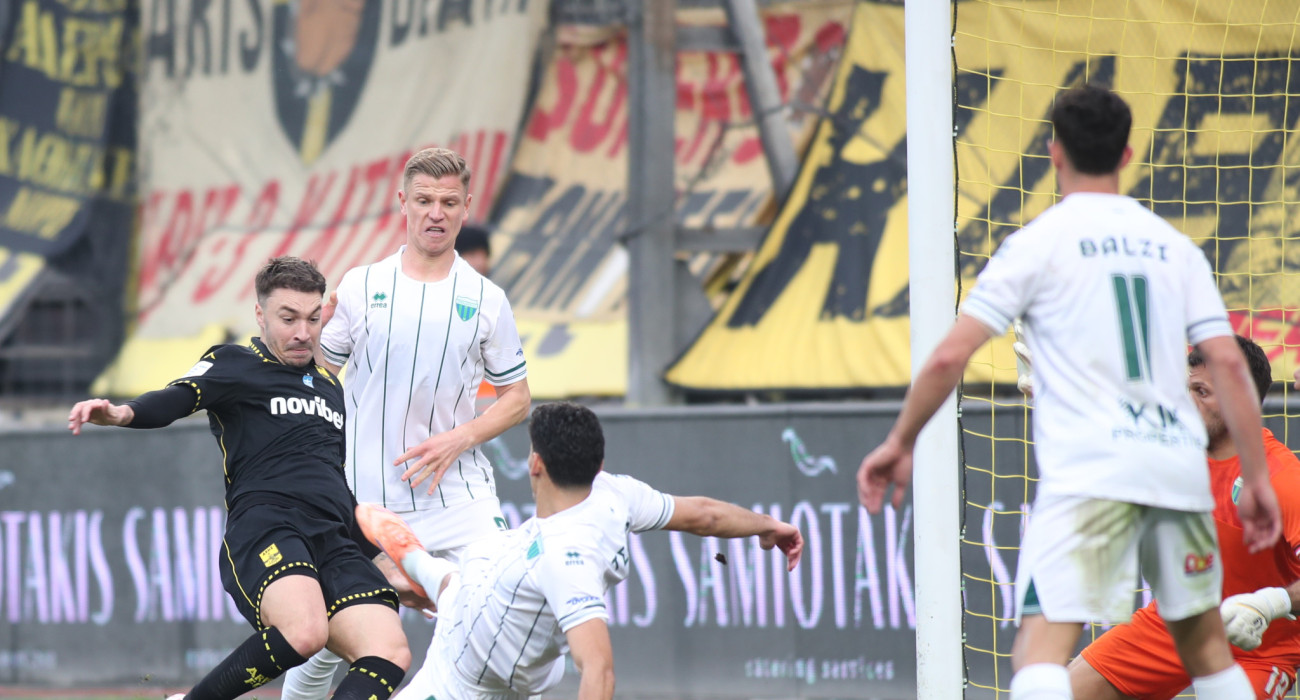 Η φάση του γκολ του Λορέν Μορόν στο Άρης-Λεβαδειακός / Πηγή: Eurokinissi