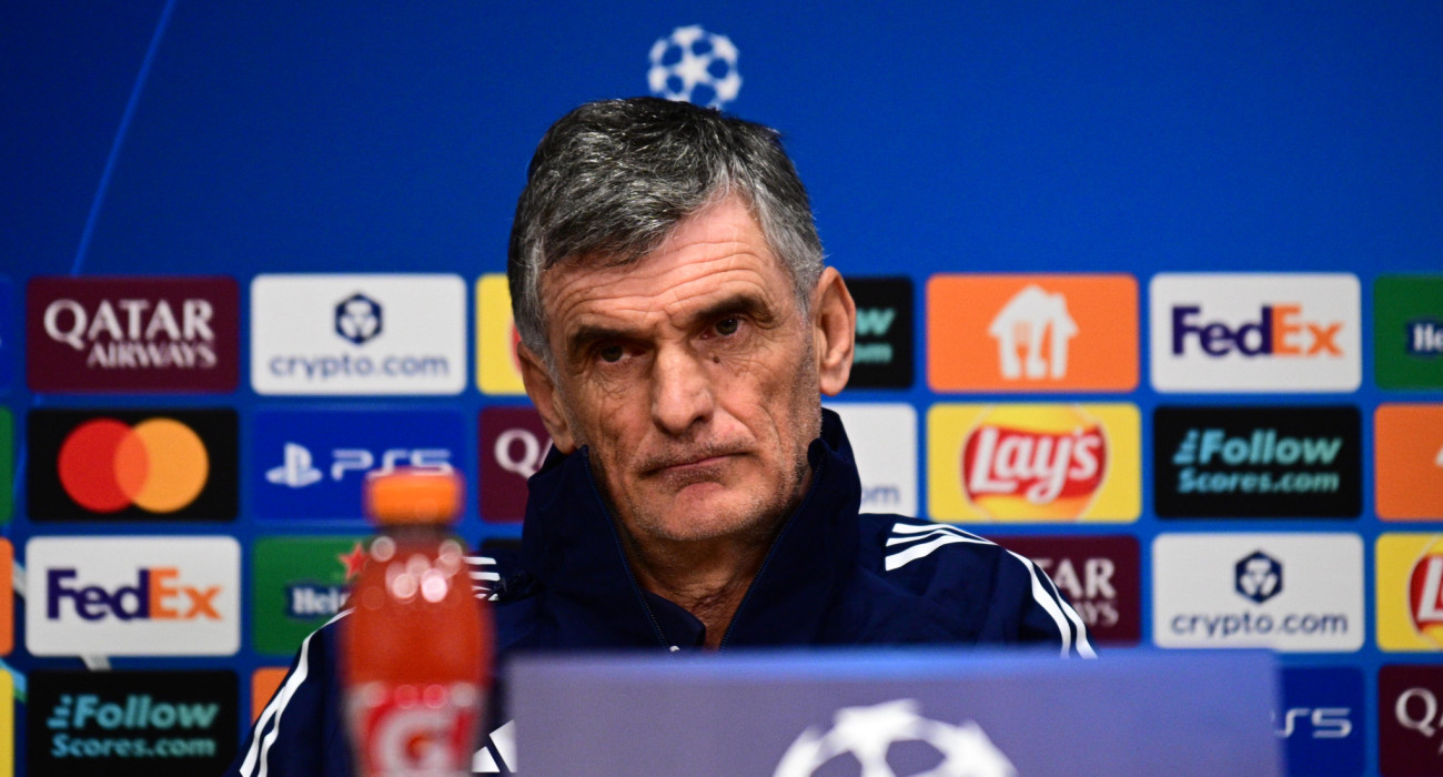 Ο Χοσέ Λουίς Μεντιλίμπαρ στη συνέντευξη Τύπου / Πηγή: Eurokinissi