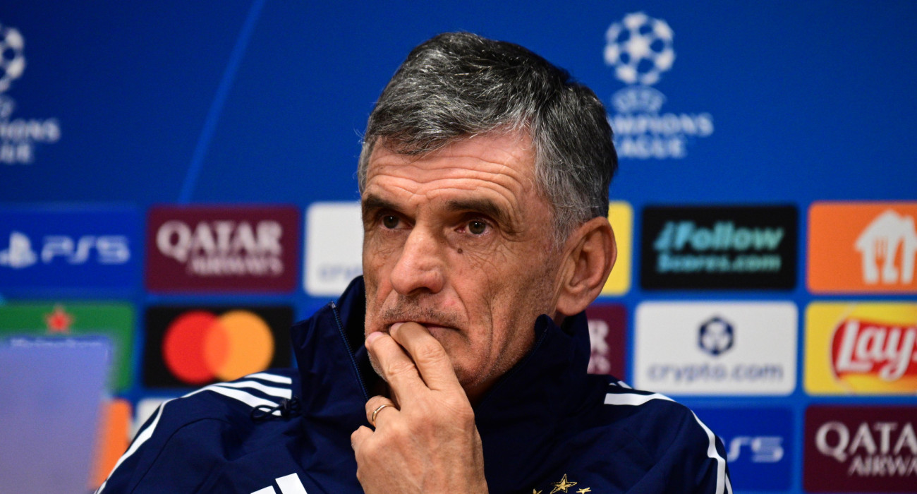 Ο Χοσέ Λουίς Μεντιλίμπαρ στη συνέντευξη Τύπου / Πηγή: Eurokinissi