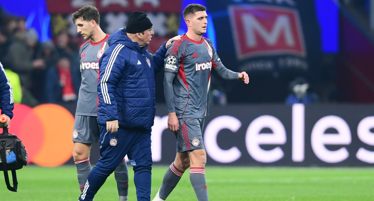 Ο Λορέντσο Πιρόλα αποχώρησε τραυματίας / Πηγή: Eurokinissi