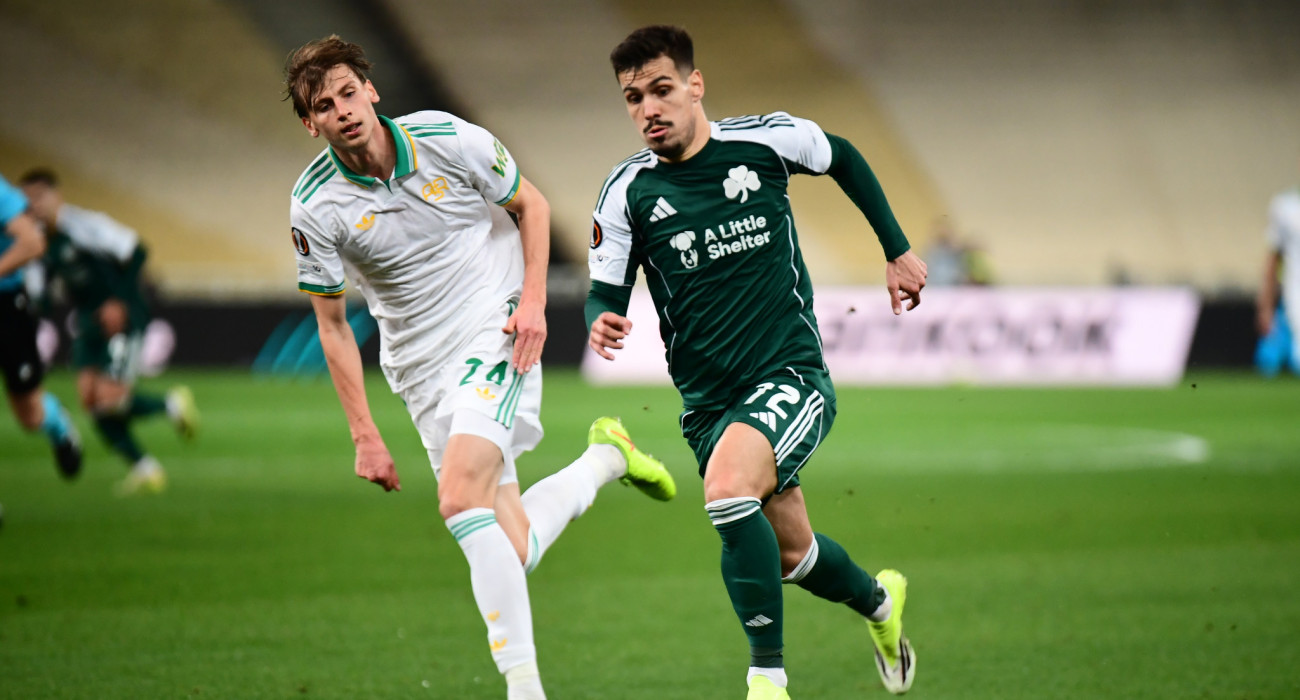 Στιγμιότυπο της αναμέτρησης Παναθηναϊκός - Ρόμα / Πηγή; Eurokinissi