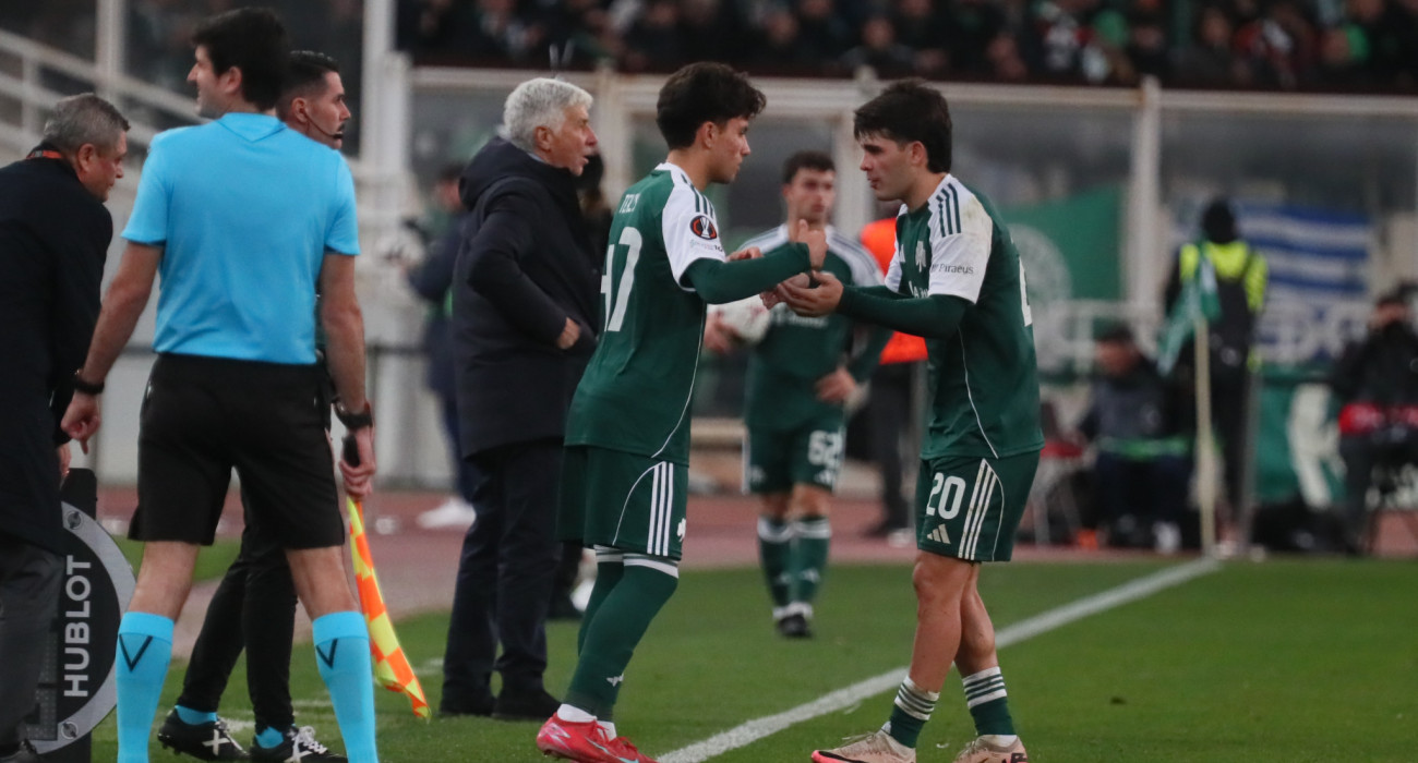 Ο Σωτήρης Τερζής μπαίνει ως αλλαγή στη θέση του Ταμπόρδα / Πηγή: Eurokinissi