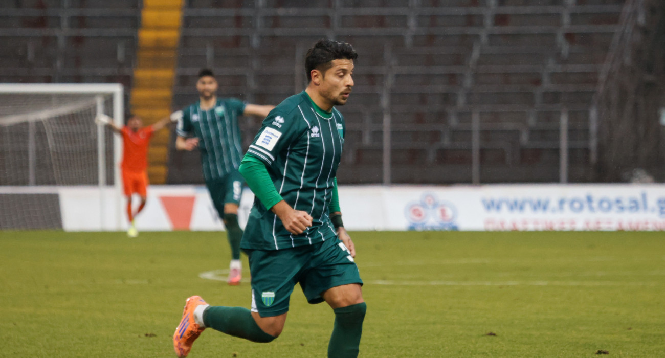 Ο Σεμπάστιαν Παλάσιος με τη φανέλα του Λεβαδειακού / Πηγή: Eurokinissi