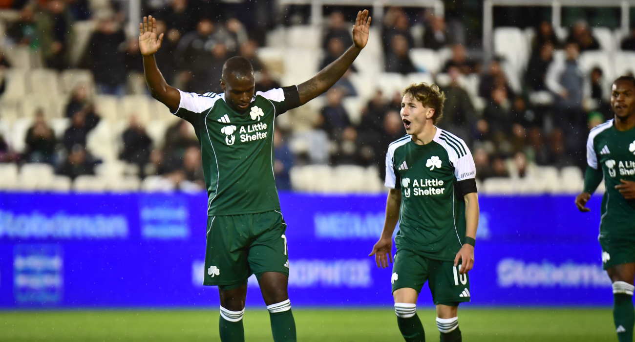 Παρθενικό γκολ για τον Ανδρέα Τεττέη με τη φανέλα του Παναθηναϊκού, μετά από ασίστ του Αντίνο / Πηγή: Eurokinissi