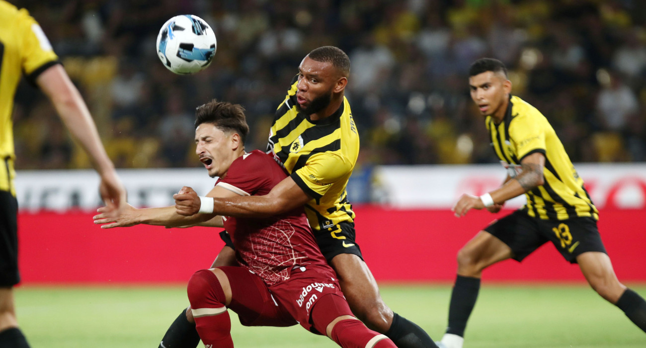 Στιγμιότυπο από την αναμέτρηση ΑΕΚ - Αστέρας AKTOR / Πηγή: Intime