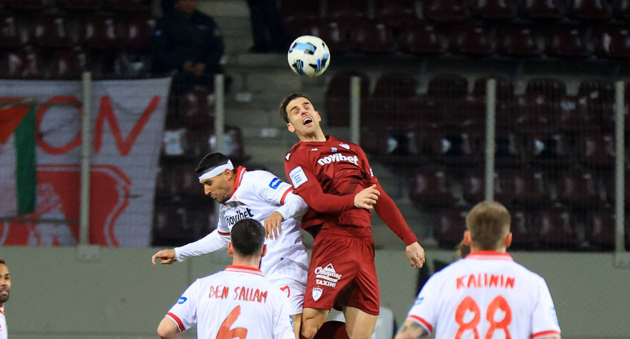 Στιγμιότυπο από το παιχνίδι AEL Novibet - Πανσερραϊκός / Πηγή: Intime