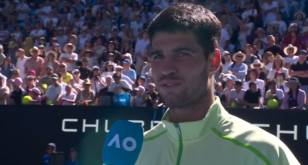 Ο Κάρλος Αλκαράθ / Screenshot