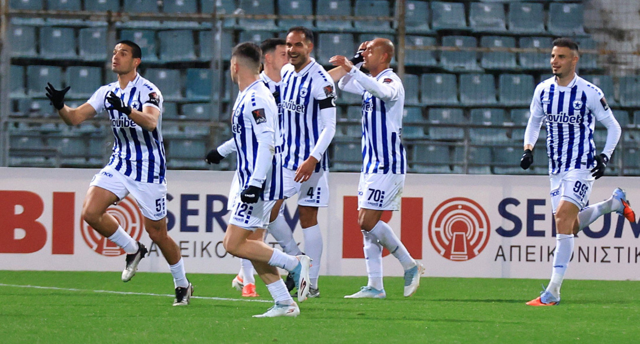 Οι ποδοσφαιριστές του Ατρόμητου πανηγυρίζουν / Πηγή: Intim
