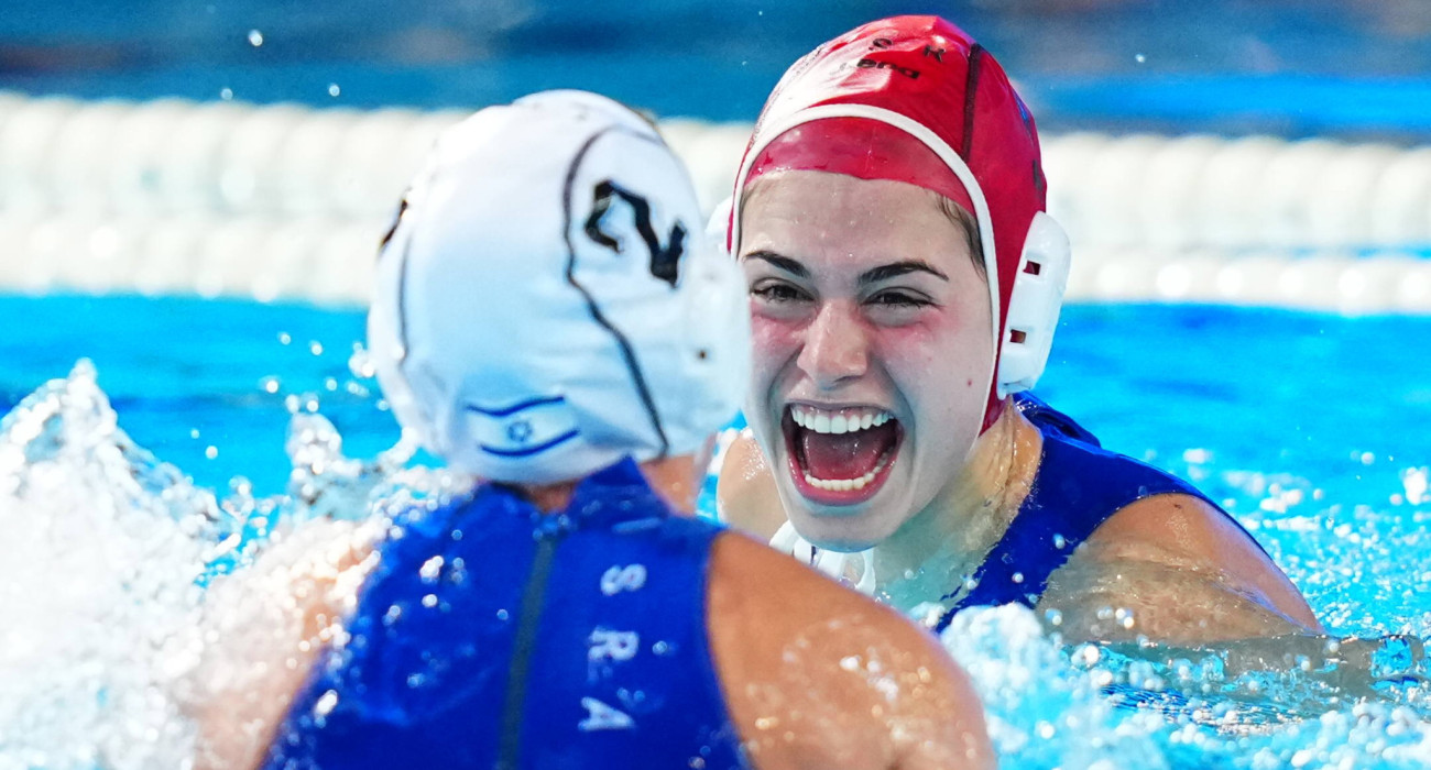 Πανηγυρισμός της ομάδας του Ισραήλ / Πηγή: Istvan Derencsenyi / European Aquatics