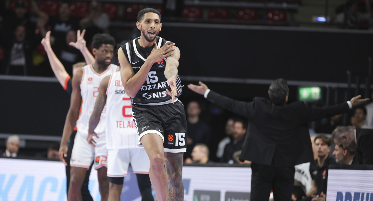 Ο Κάμερον Πέιν στην ιστορική ανατροπή της Παρτίζαν κόντρα στη Χάποελ Τελ Αβίβ, Πηγή: Christina Pahnke/Euroleague Basketball via Getty Images
