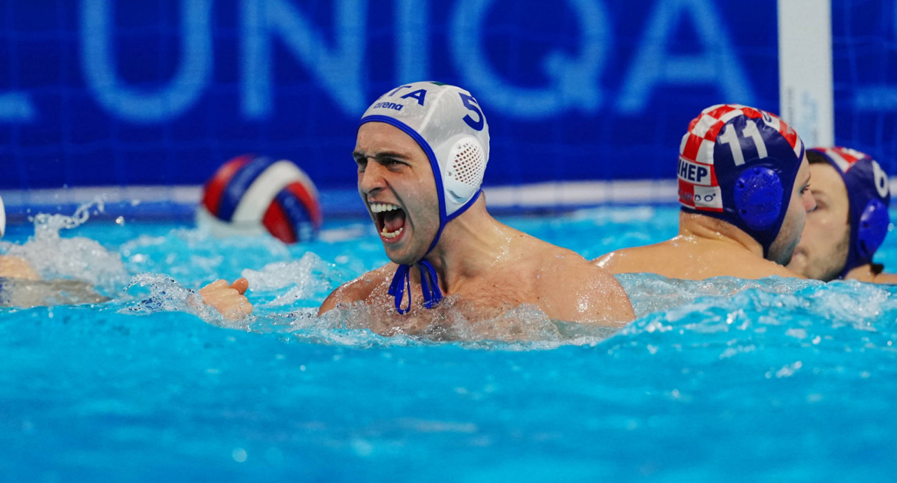 Πανηγυρισμός της Ιταλίας / Πηγή: Aniko Kovacs / European Aquatics