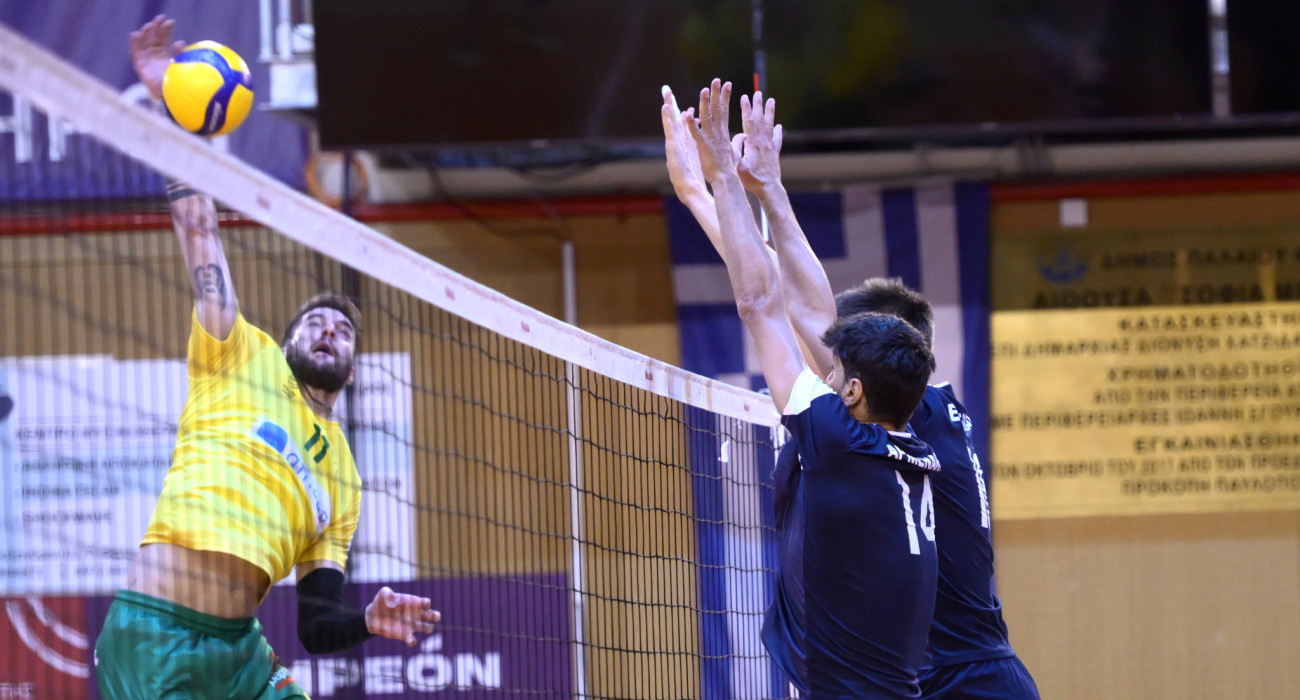 Φάση από τον αγώνα της Καλαμάτας 80 Affidea με τον Φλοίσβο Παλαιού Φαλήρου Members Paron / Πηγή: Intime