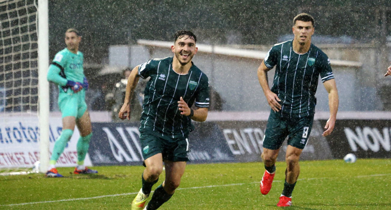 Ο Ιωάννης Κωστή πανηγυρίζει το γκολ του κόντρα στον Αστέρα Aktor / Πηγή: Intime