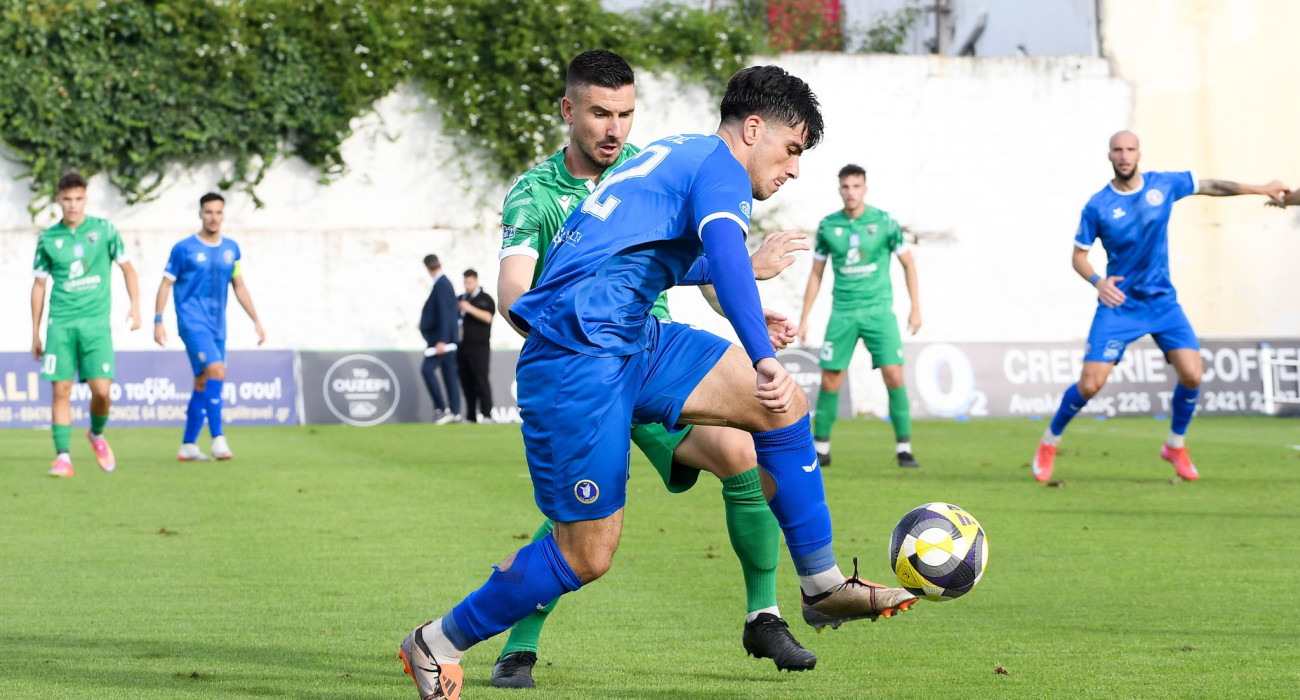 Στιγμιότυπο από το παιχνίδι Νίκη Βόλου - Μακεδονικός / Πηγή: Intime