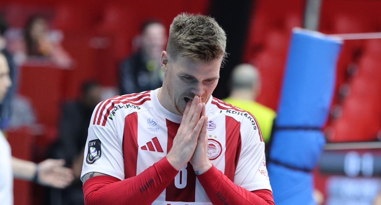 Ο Γκόρντον Πέριν στον αγώνα του Ολυμπιακού / Πηγή: Intime