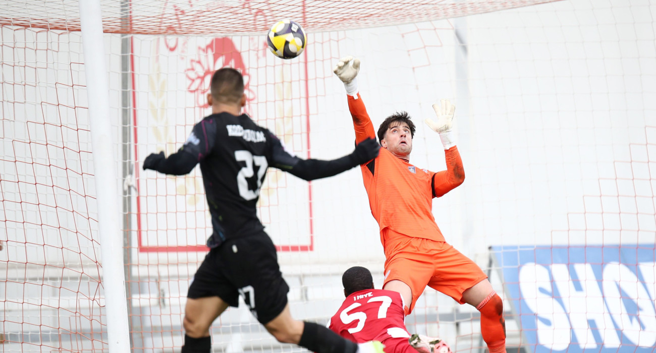 Στιγμιότυπο απ΄ο το παιχνίδι Ολυμπιακός Β - Αιγάλεω / Πηγή: Intime