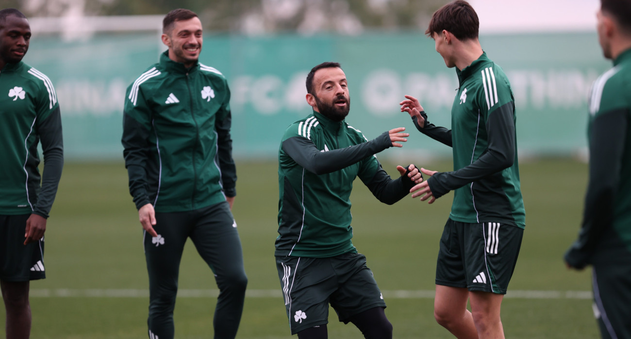 Στιγμιότυπο από την προπόνηση του Παναθηναϊκού / Πηγή: Intime