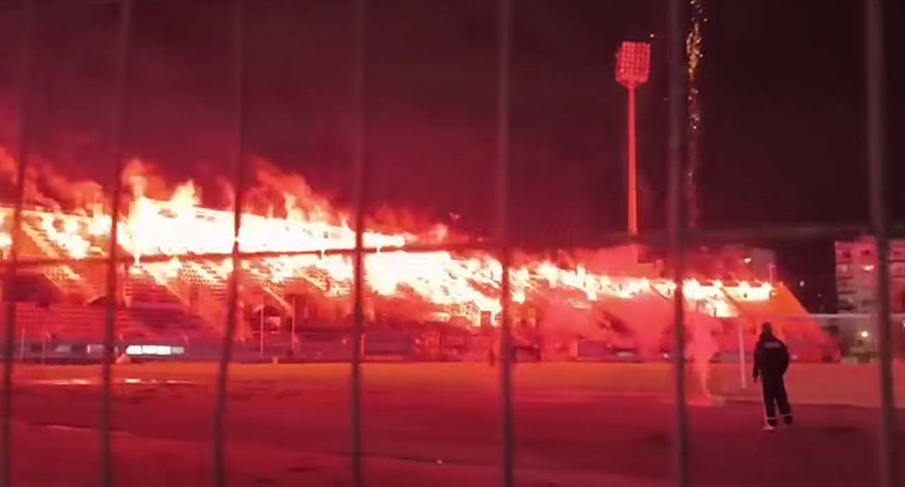 Οπαδοί του Απόλλωνα Καλαμαριάς / Screenshot