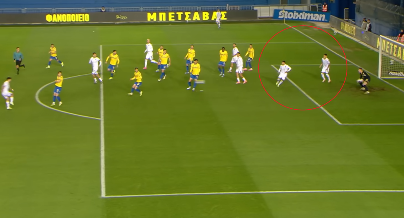 Το 1-0 του Λεβαδειακού / Screenshot