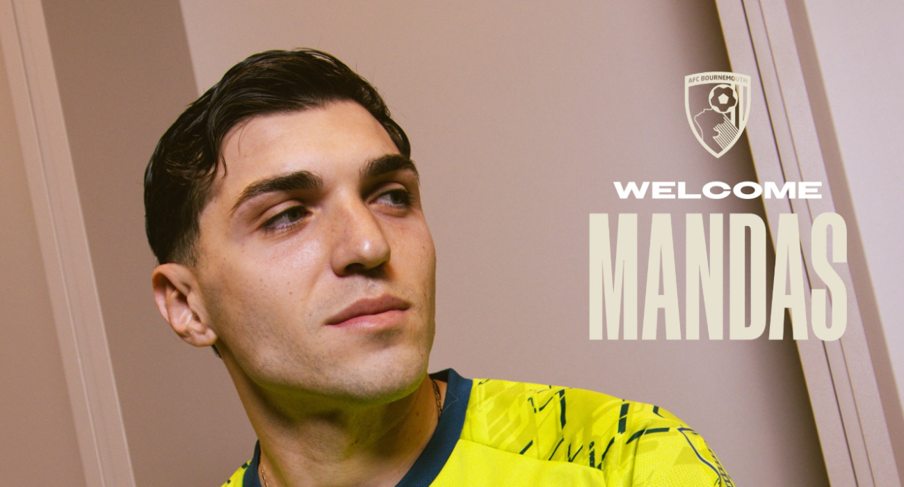 Ο Χρήστος Μανδάς στη Μπόρνμουθ / Πηγή: 
AFC Bournemouth