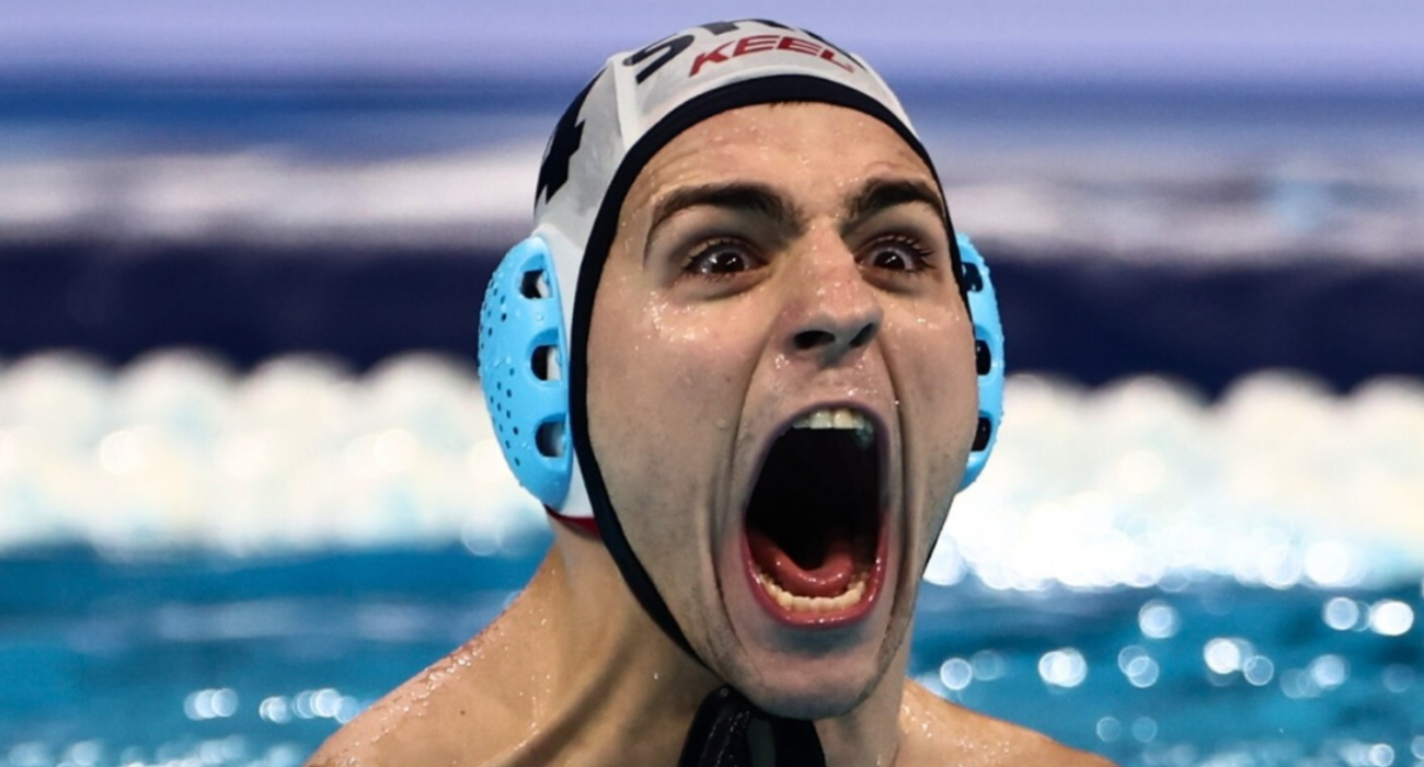 Πανηγυρισμός Σέρβου παίκτη / Πηγή: European Aquatics