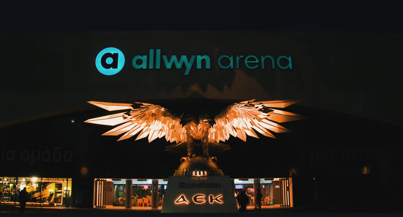 Η νέα όψη του γηπέδου της ΑΕΚ / Screenshot