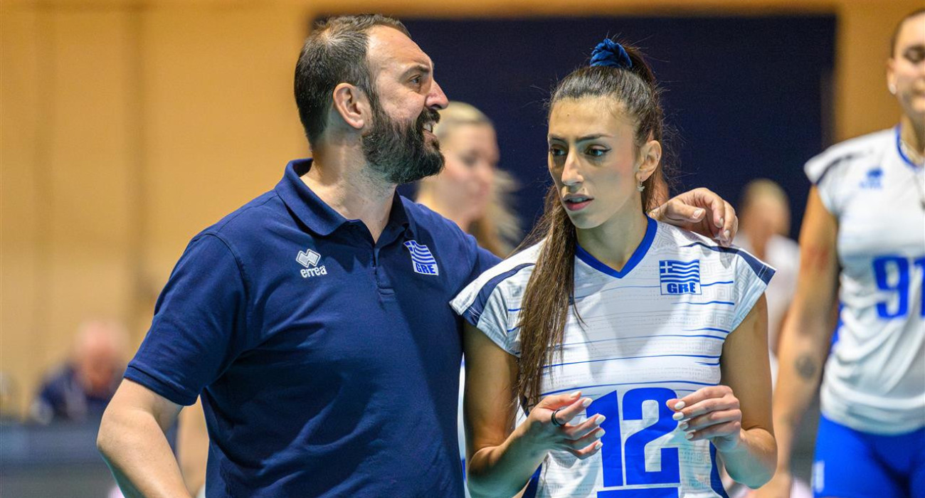 Η Όλγα Στράντζαλη σε αγώνα της Εθνικής στο Golden European League / Πηγή: CEV