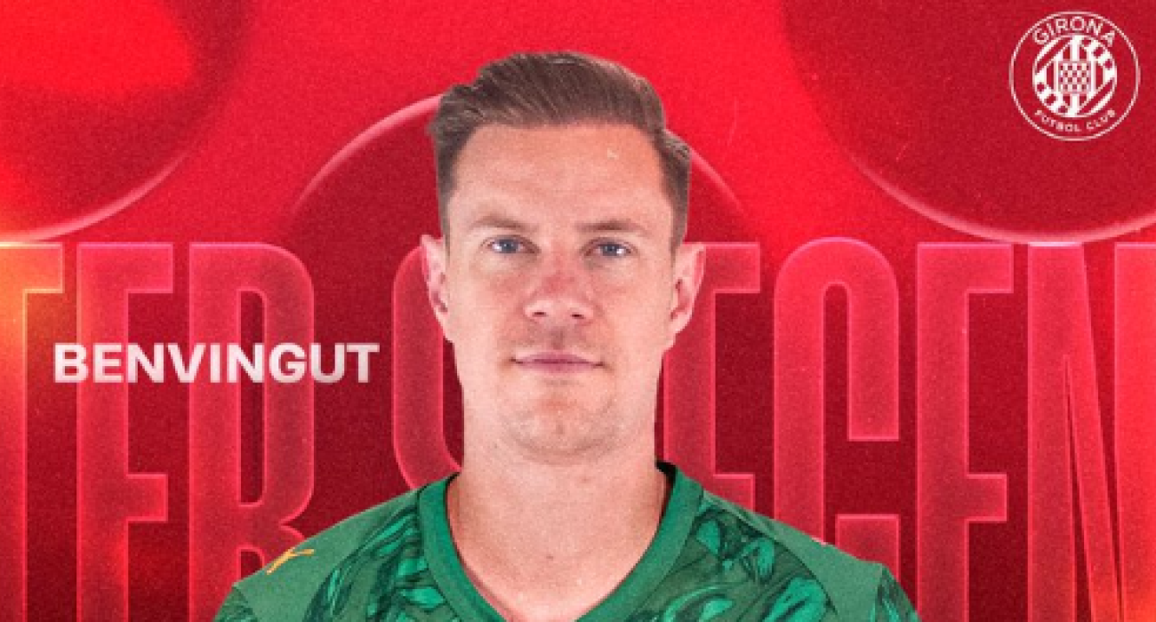 Ο Μαρκ Αντρέ Τερ Στέγκεν στη Τζιρόνα / Πηγή: Girona FC