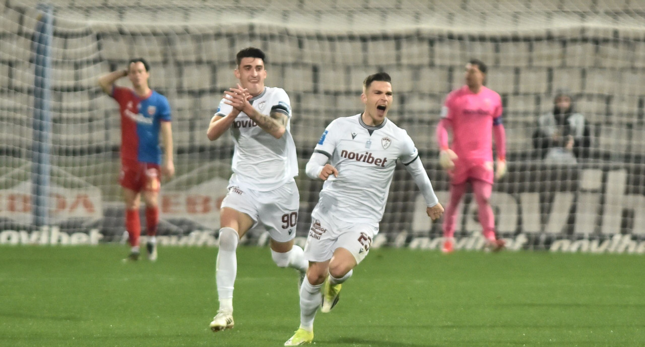 Ο Λιούμπομιρ Τούπτα από μοιραίος έγινε ο απόλυτος πρωταγωνιστής για την ΑΕΛ Novibet στο ματς με τον Βόλο / Πηγή: Eurokinissi