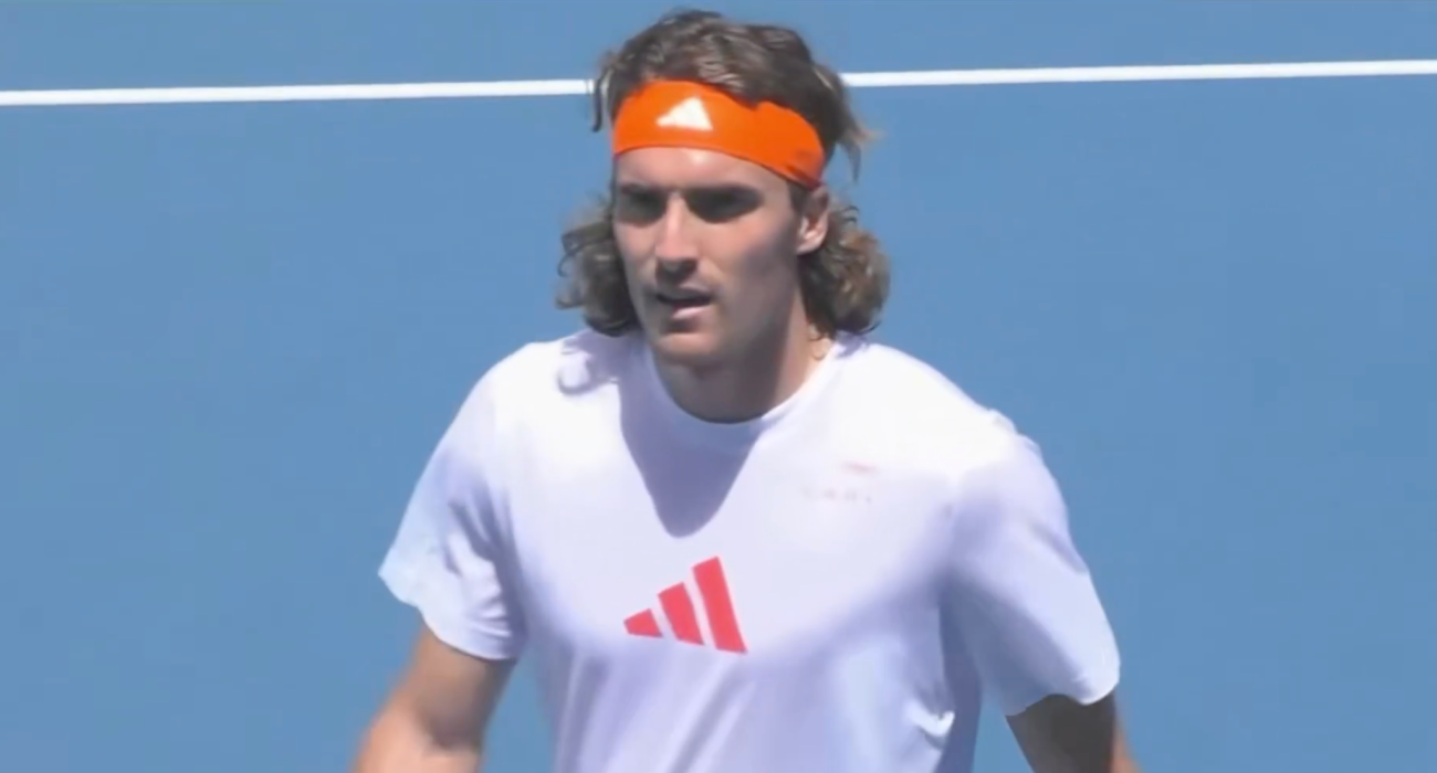 Ο Στέφανος Τσιτσιπάς / Screenshot