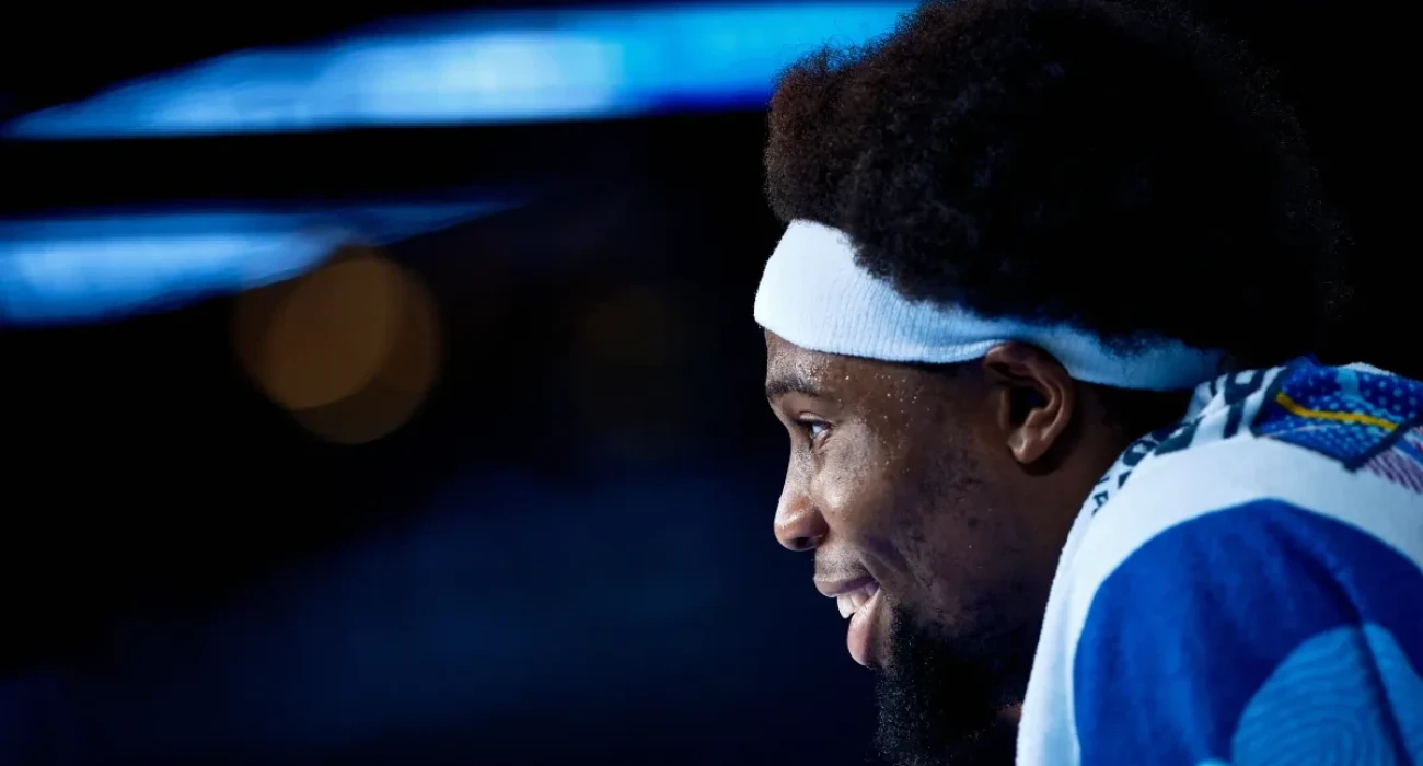 Ο Γκέρσον Γιαμπουσέλε με την Εθνική Γαλλίας/Πηγή: FIBA