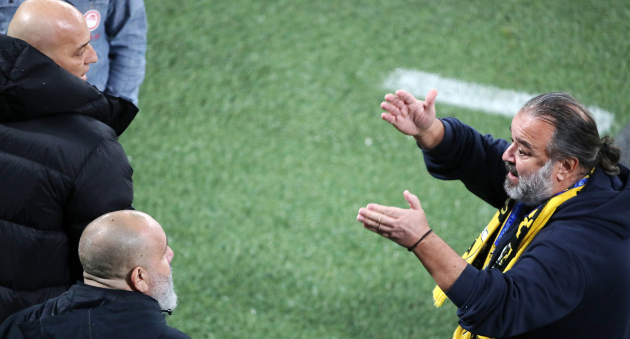 Τραμπουκισμούς καταγγέλλουν από τον Ολυμπιακό μετά το τέλος του αγώνα με την ΑΕΚ / Πηγή: INTIME