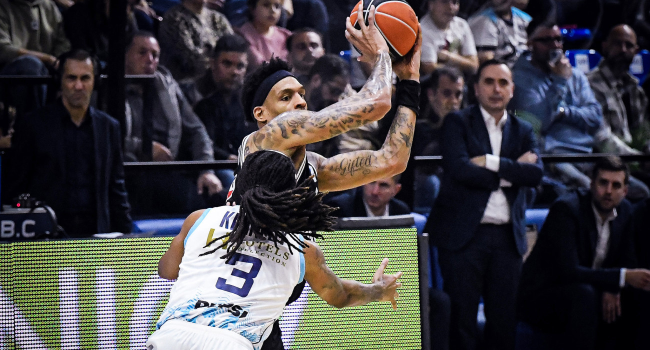 Στιγμιότυπο από το παιχνίδι ανάμεσα σε ΠΑΟΚ και Κολοσσό Ρόδου για τη Stoiximan GBL, Πηγή: Intime