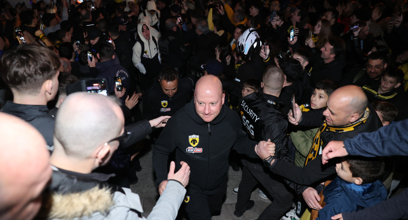 Η υποδοχή της ΑΕΚ στις Σέρρες / Πηγή: Intime