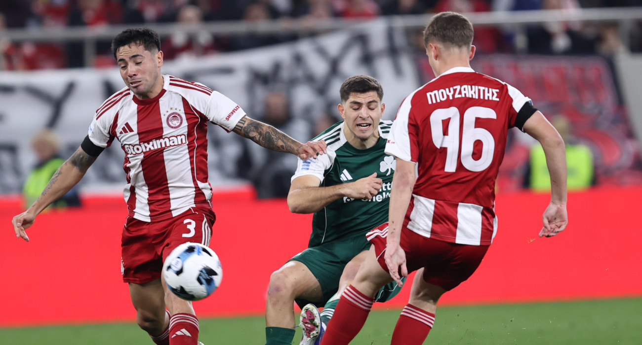 Φάση από το ντέρμπι του Ολυμπιακού με τον Παναθηναϊκό / Πηγή: InTime